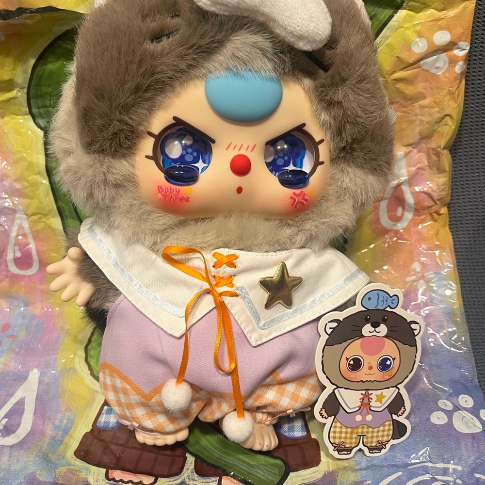 NEW Baby Three 400% V2 Series Plush - Otter